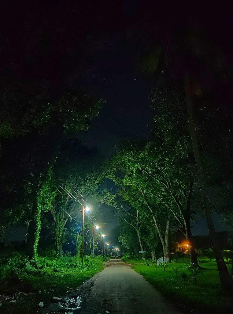 Nightscape at Rajshahi University photographed by Arafat Rahaman